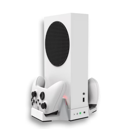 BASE VERTICAL MULTIFUNCIONAL DOBE - Series S | RGB, Carga Dual, Refrigerante y Organización