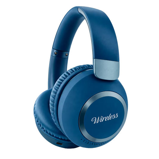 Diadema Inalámbrica J580 Azul – Bluetooth 5.1 | 20h Batería | Reducción de Ruido | Multi-Conexión | Plegable