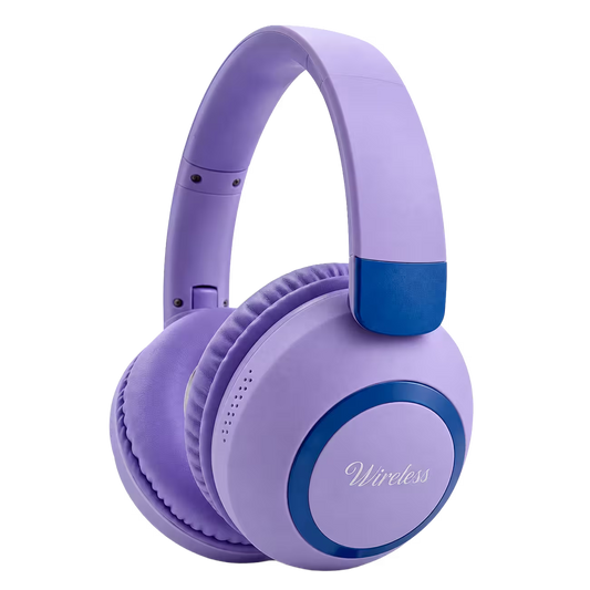 Diadema Inalámbrica J580 Lila – Bluetooth 5.1 | 20h Batería | Reducción de Ruido | Multi-Conexión | Plegable