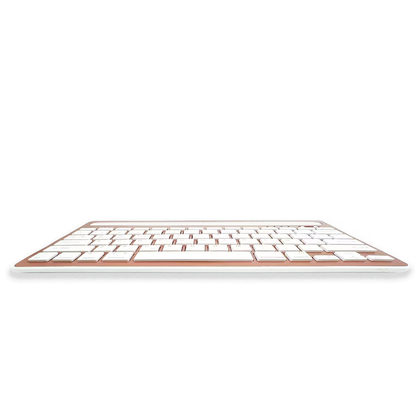 Teclado Inalámbrico Bluetooth Tipo C AOAS AS-199 | Dual Mode, Recargable y Multidispositivo para Tablet/Laptop | ROSADO