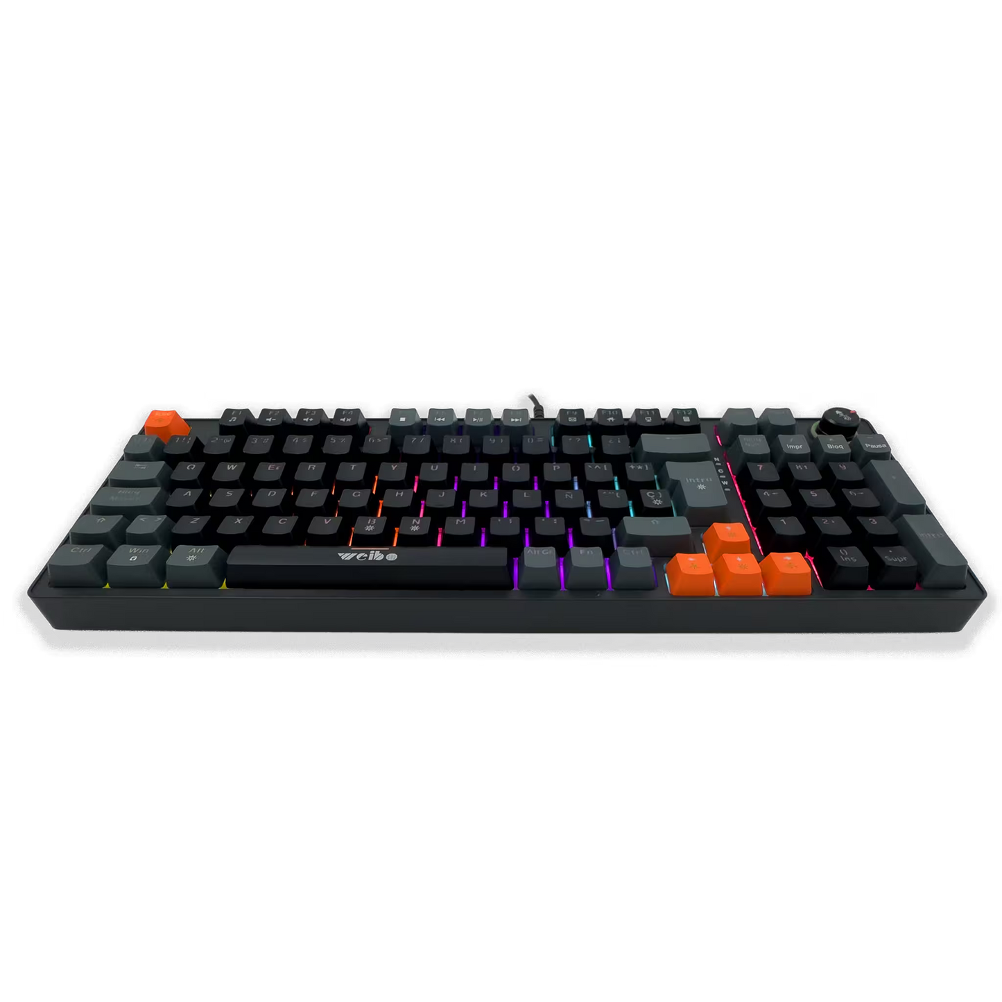 Teclado Mecánico Weibo WB-666 Negro – Switches Red | 97 Teclas | Iluminación Dinámica | Cable
