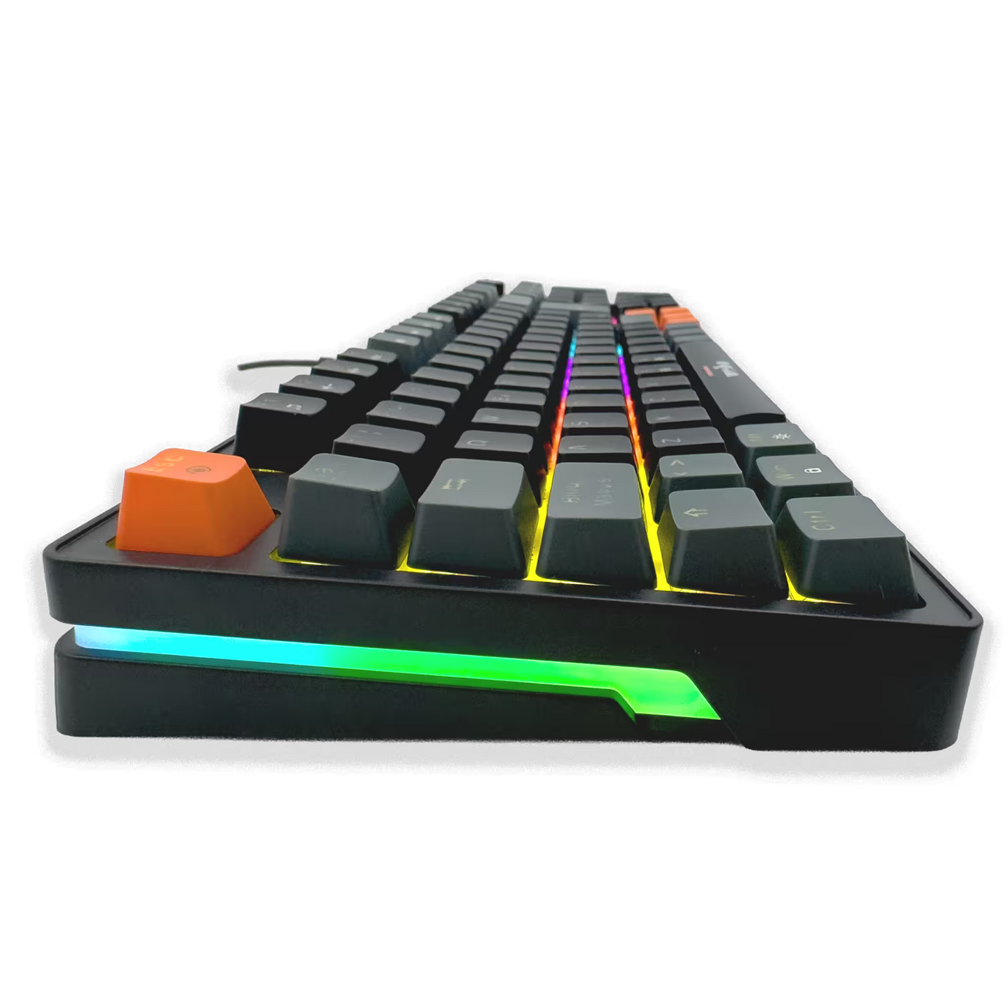 Teclado Mecánico Weibo WB-666 Negro – Switches Red | 97 Teclas | Iluminación Dinámica | Cable