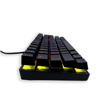 Teclado Mecánico T-Wolf T61 Pro-Gamer | 63 Teclas RGB Anti-Ghosting USB