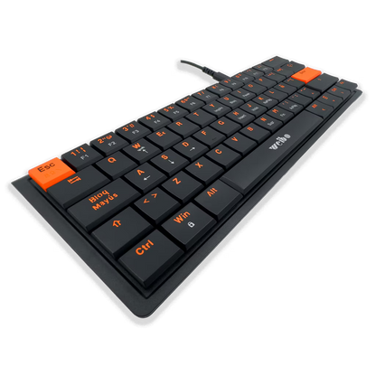 Teclado Mecánico Mini Weibo WB-777 RGB - Compacto Switches Mecánicos Gaming Cable