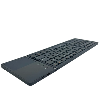 Teclado Plegable Bluetooth AOAS A-1008 con Touchpad Negro - Triple Plegable 40H Batería