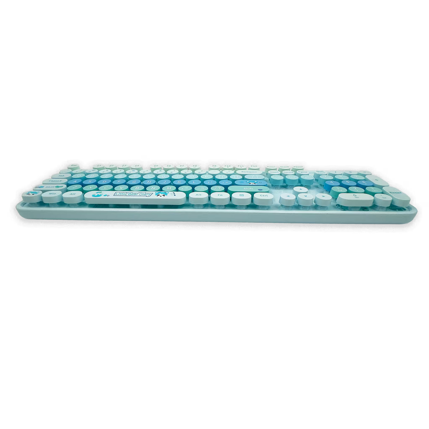 Teclado con Cable MOFII SWEET AZUL: Estilo Retro y Productividad