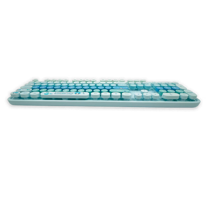 Teclado con Cable MOFII SWEET AZUL: Estilo Retro y Productividad