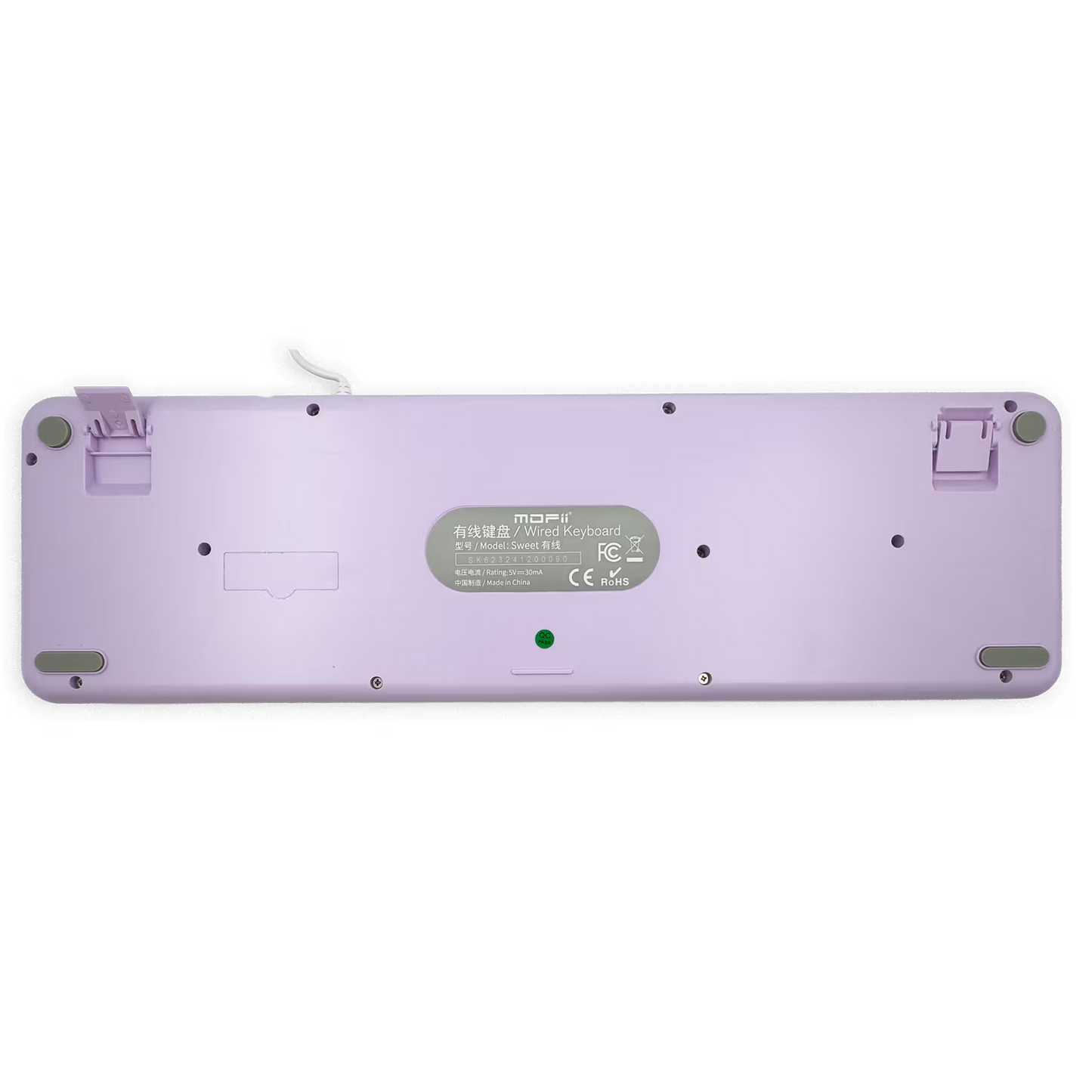 Teclado con Cable MOFII SWEET MORADO: Estilo Retro y Productividad