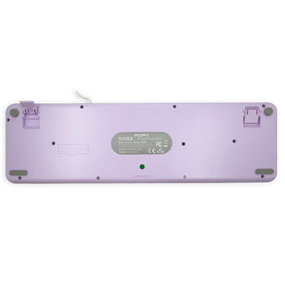 Teclado con Cable MOFII SWEET MORADO: Estilo Retro y Productividad