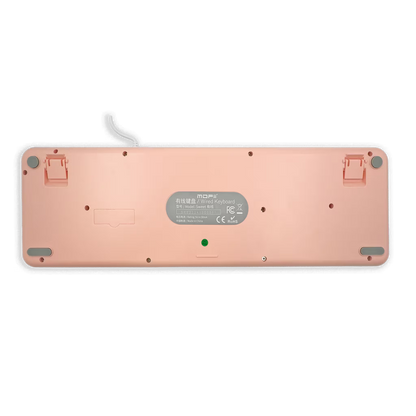 Teclado con Cable MOFII SWEET ROSADO: Estilo Retro y Productividad