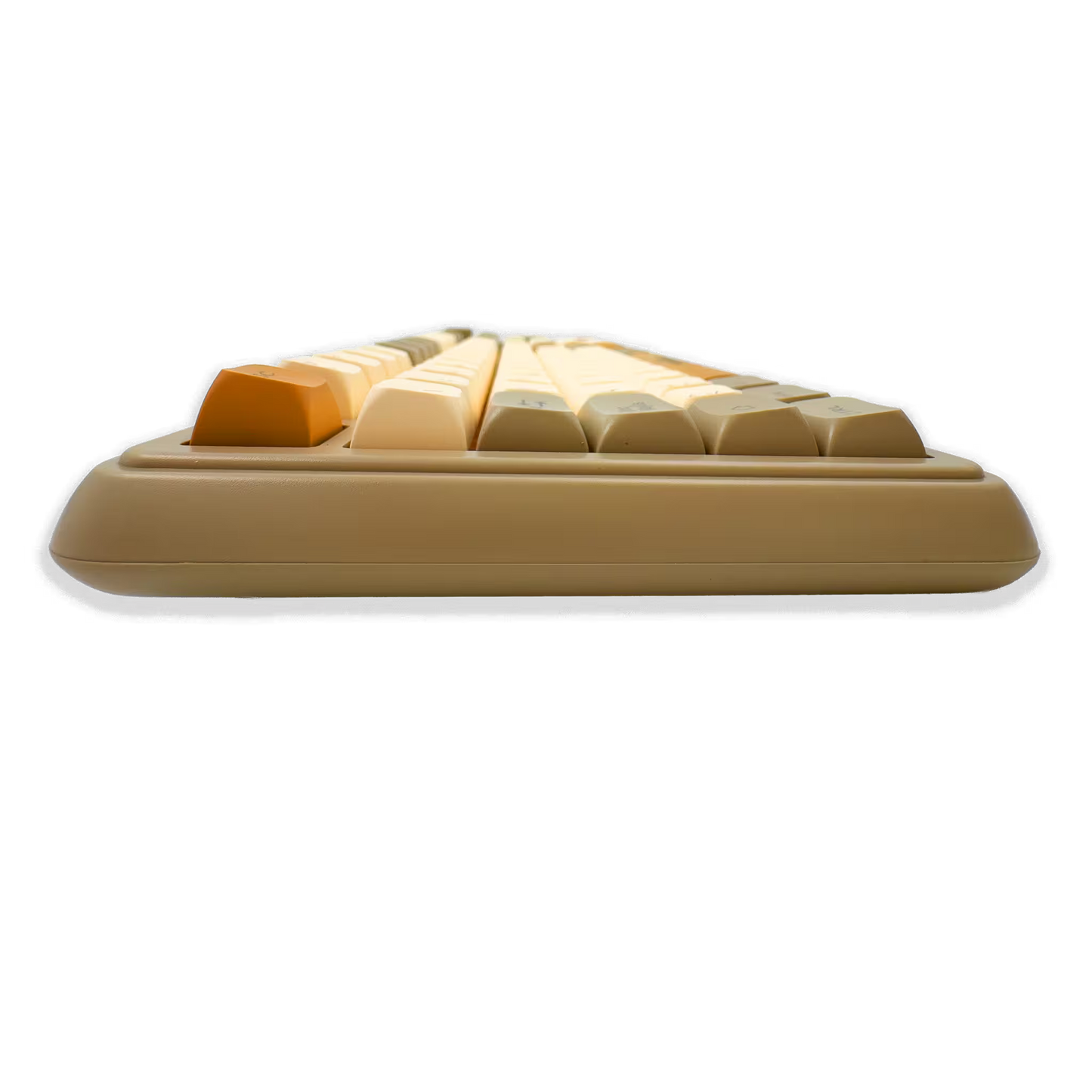 Teclado Gamer RGB Weibo WB-222 Retro - Teclas Redondas Multicolor Perilla Encoder Cable