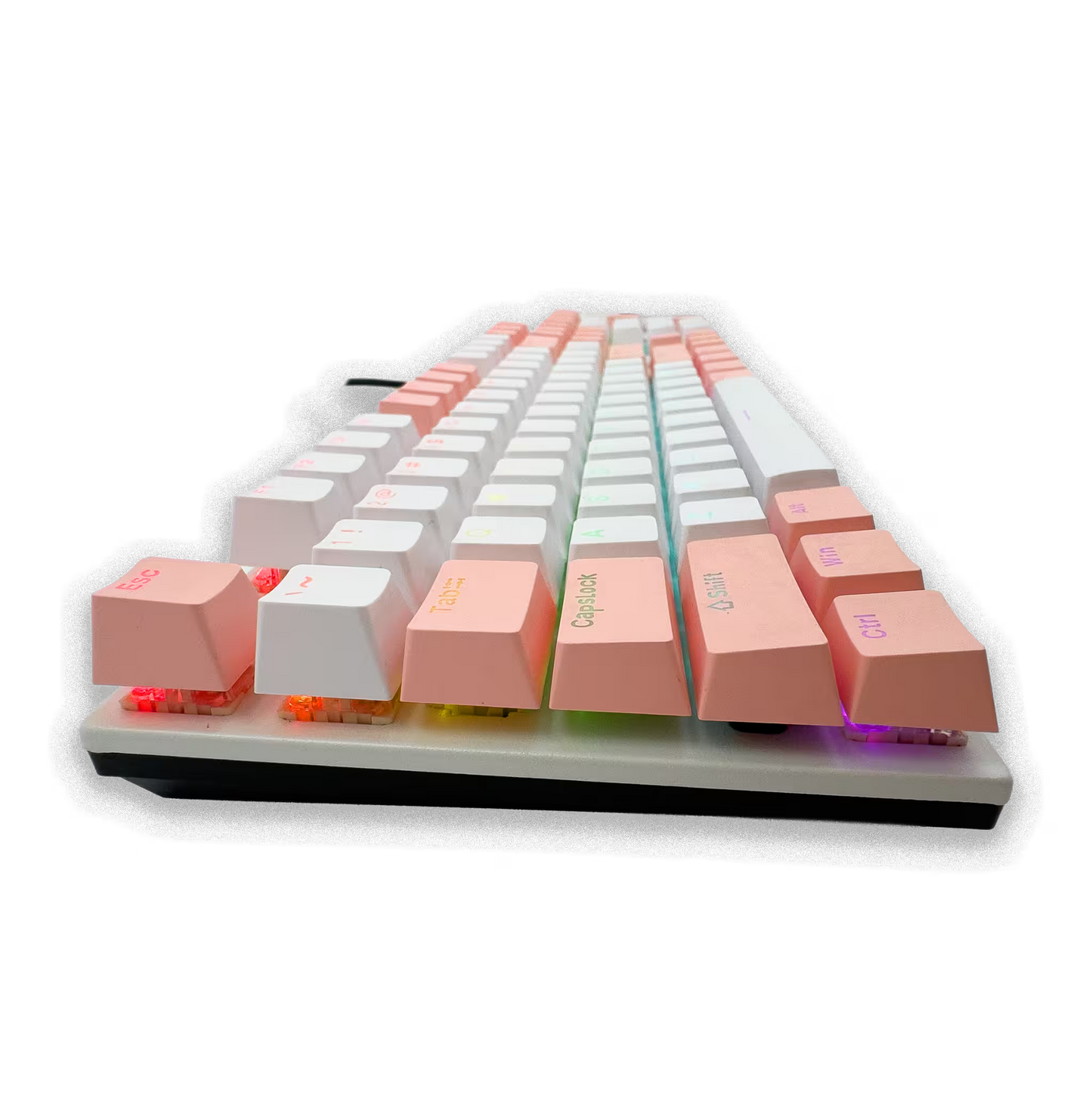 TECLADO MECÁNICO RGB - JEQANG JK-919  | ROSADO