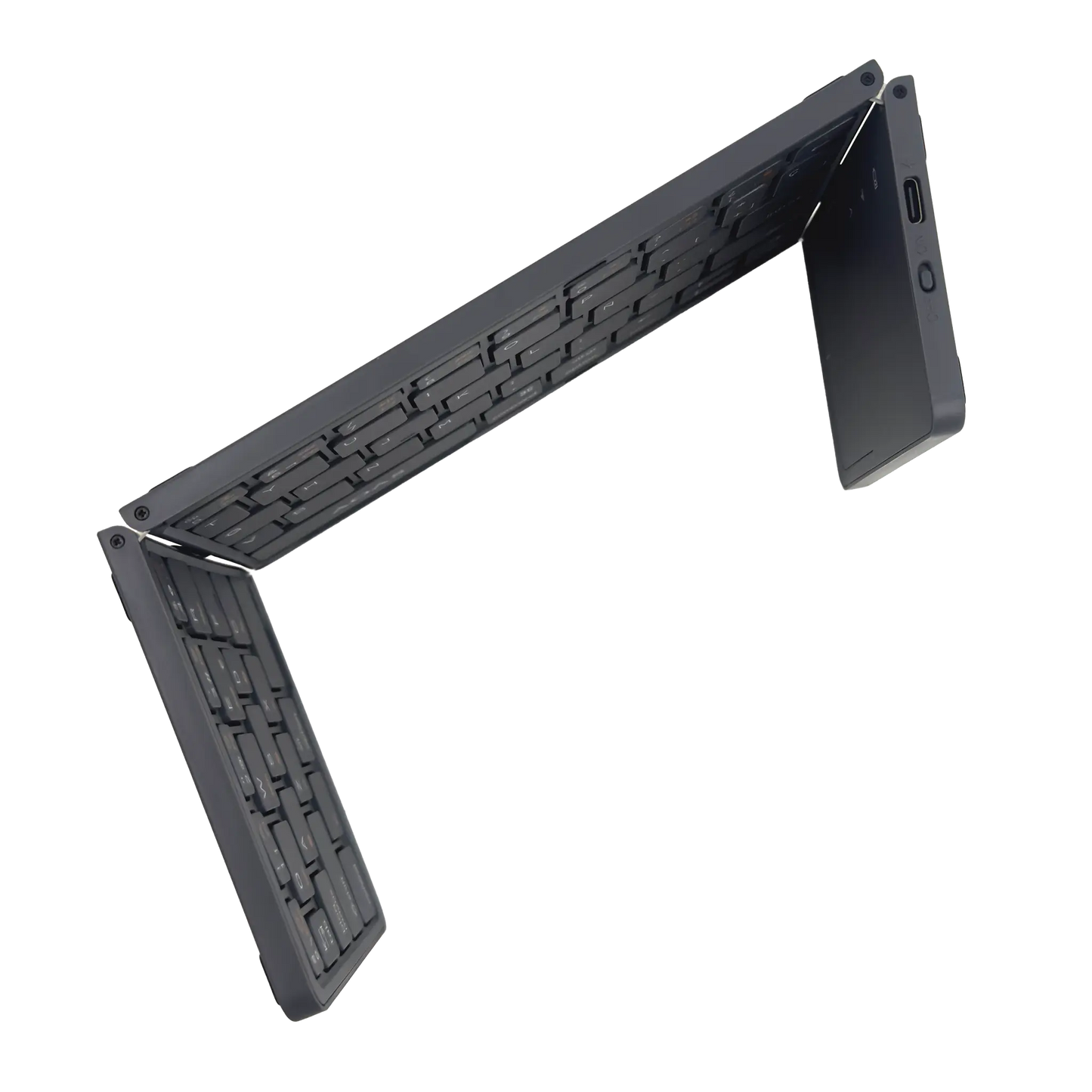 Teclado Plegable Bluetooth AOAS A-1008 con Touchpad Negro - Triple Plegable 40H Batería