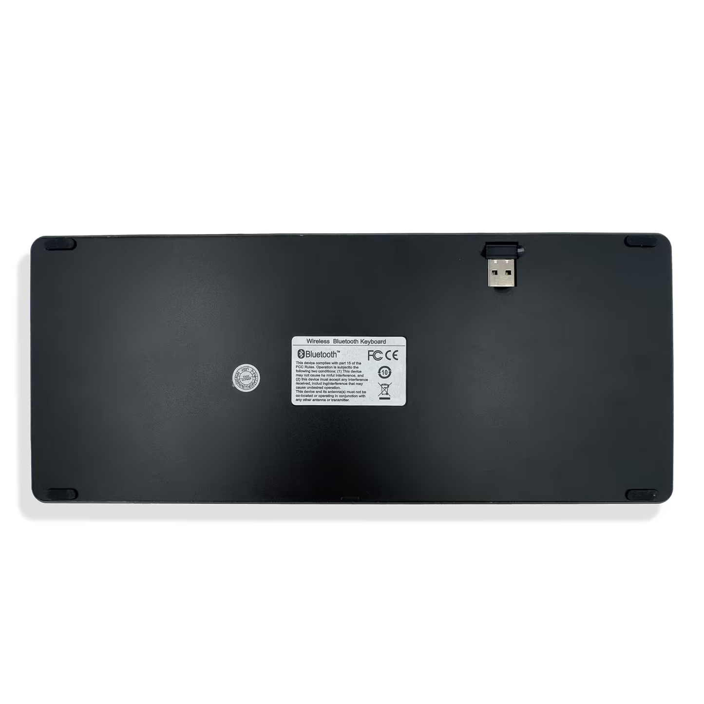 Teclado Inalámbrico Weibo WB-8055 Bluetooth 5.0 - 3 Modos Recargable Multi-Dispositivo