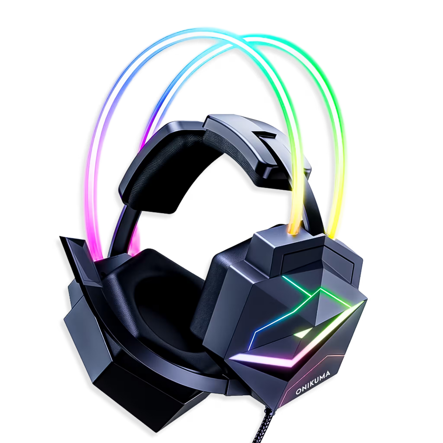Diadema Gamer ONIKUMA X20 RGB USB - Sonido Envolvente 7.1 Drivers 50mm