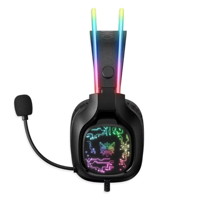Diadema Gamer ONIKUMA X22 RGB Negra - Audio Estéreo 50mm