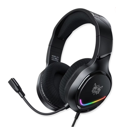 Diadema Gamer ONIKUMA X31 RGB Negra – Drivers 50mm | Mic Flexible 360° | Cable 2.1m
