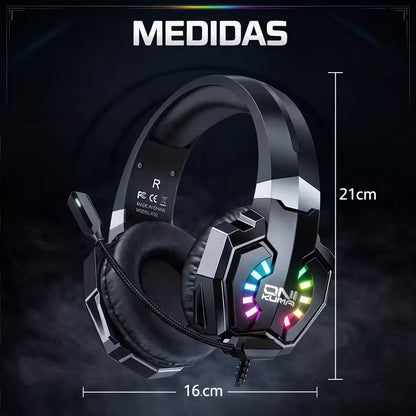 Diadema Gamer ONIKUMA X32 RGB - Audio Estéreo 50mm