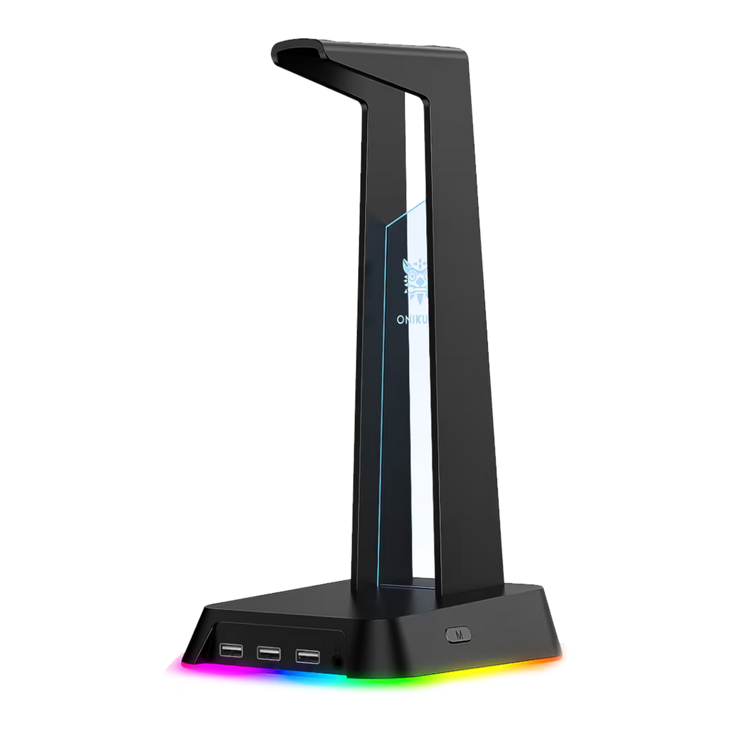 Soporte Gaming RGB con Hub USB y Audio 3.5mm | ONIKUMA ST-2 NEGRO