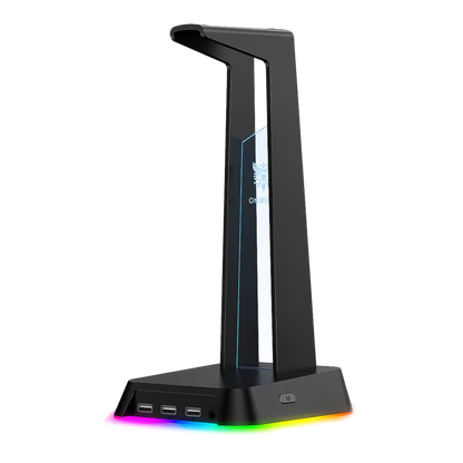 Soporte Gaming RGB con Hub USB y Audio 3.5mm | ONIKUMA ST-2 NEGRO