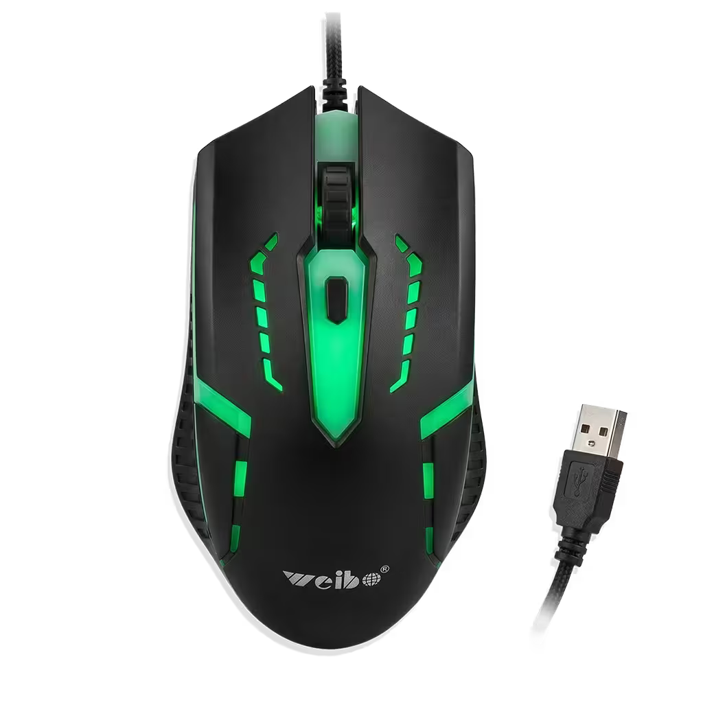 Mouse Gamer Aoas M39 RGB Cable - 4 Botones DPI 3200 Óptico 1.4m Ergonómico