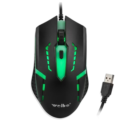 Mouse Gamer Aoas M39 RGB Cable - 4 Botones DPI 3200 Óptico 1.4m Ergonómico