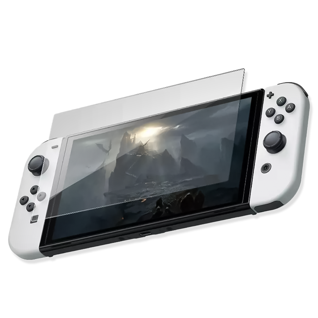 Vidrio Templado Nintendo Switch OLED – Protección 9H HD 99%