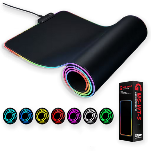Pad Mouse Gamer RGB 80x30cm