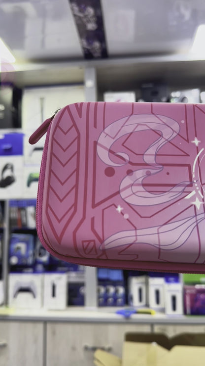 Estuche de Transporte Rígido con Diseño Rosa | Nintendo Switch 1 y Oled
