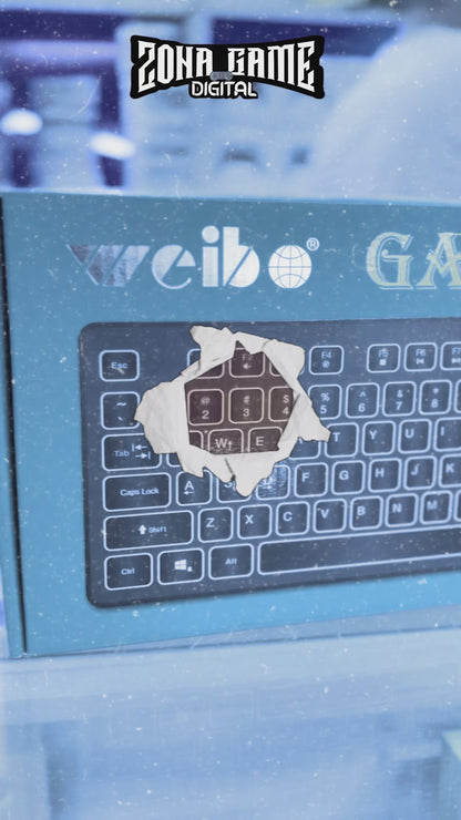 TECLADO RETROILUMINADO | WEIBO 560