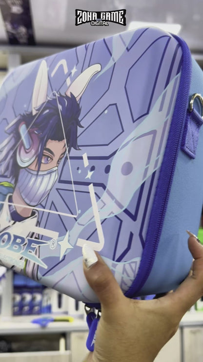 MALETA VIAJERA NINTENDO SWITCH 1 - OLED |  (Cyperpunk Azul)