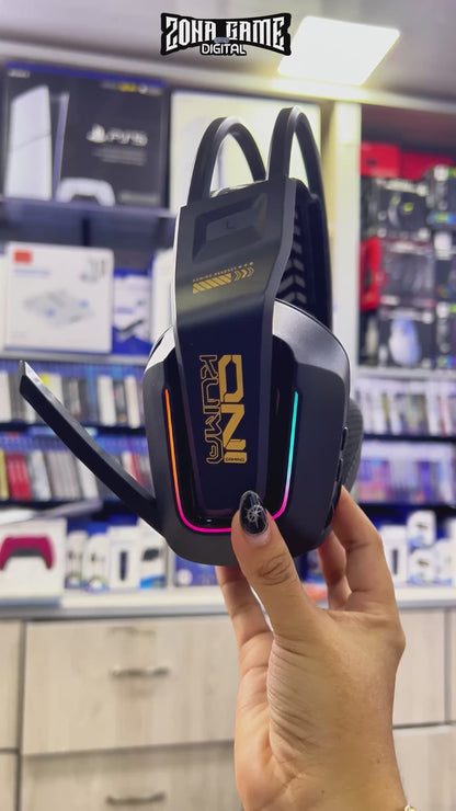 Diadema Inalámbrica Onikuma GT828 – 50mm | 900mAh 55h | Dongle 2 en 1 | 2.4G + BT