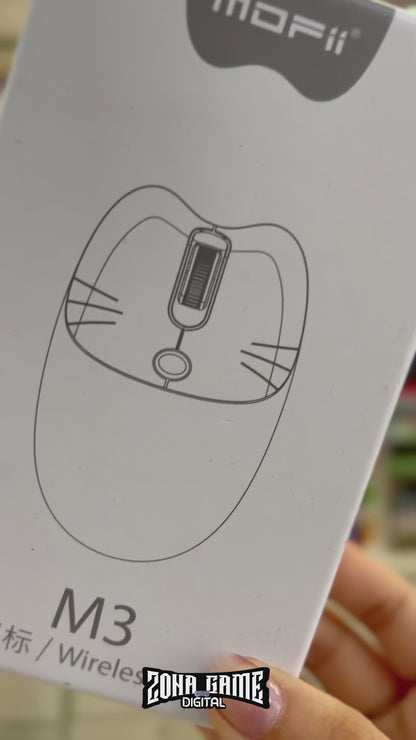 MOUSE INALAMBRICO SILENCIOSO M3 MOFII NARANJA
