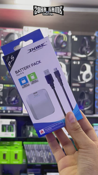 BATERÍA EXTERNA RECARGABLE DE 1500 MAH CON INDICADOR LED DOBE - CONTROL PLAY 5