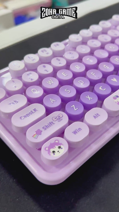 Combo Teclado Mouse Inalámbrico MOFII Sweet — 2.4G Ergónomico Silencioso 4 Botones