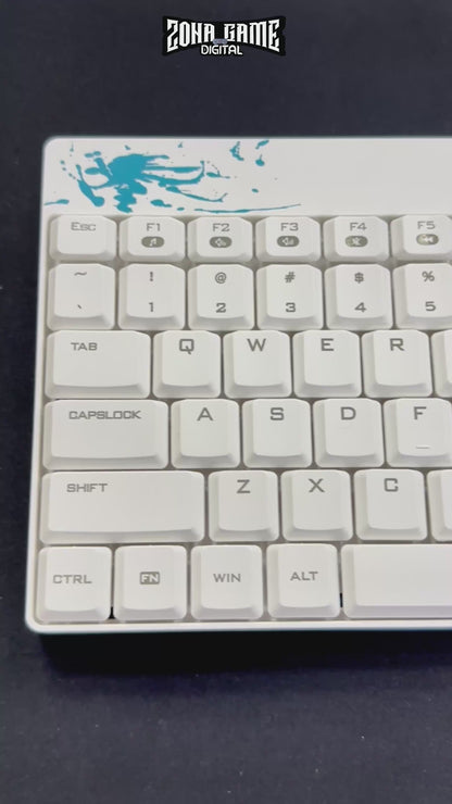 Combo MOFII X210 — Teclado Compacto 79 Teclas + Mouse Inalámbrico 2.4G | Blanco