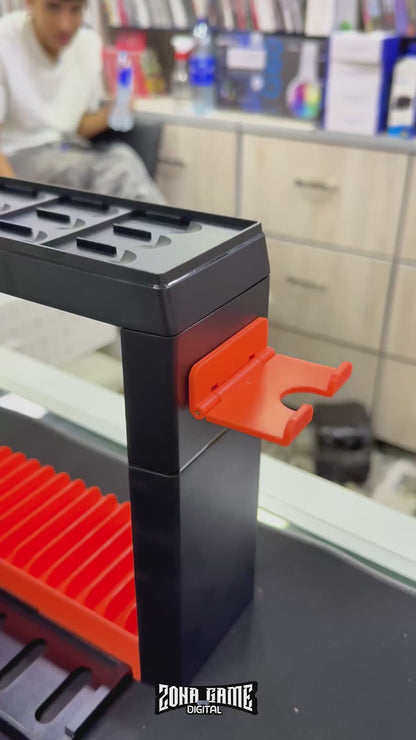 Base Vertical Organizadora DOBE para Nintendo Switch, OLED y 2 — Modelo TNS-19051