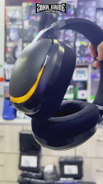 Audífonos Gamer Inalámbricos Onikuma GT805 | 4 en 1 | Mic Oculto ENC | 60H Batería | PS5, PC, Switch, Móvil