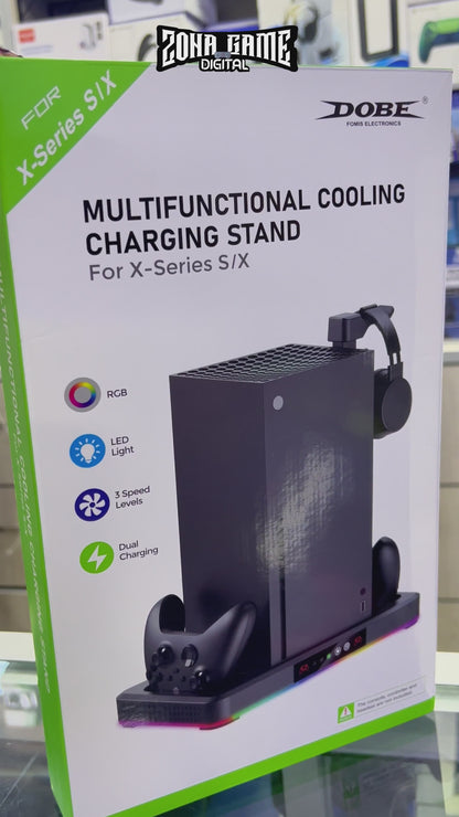 BASE REFRIGERANTE MULTIFUNCIONAL DOBE - Series X/S | RGB, Carga Dual y Organización