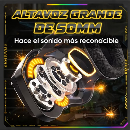 Diadema Gamer ONIKUMA X13 RGB - Audio Precisión Superior 50mm Doble Banda Elástica