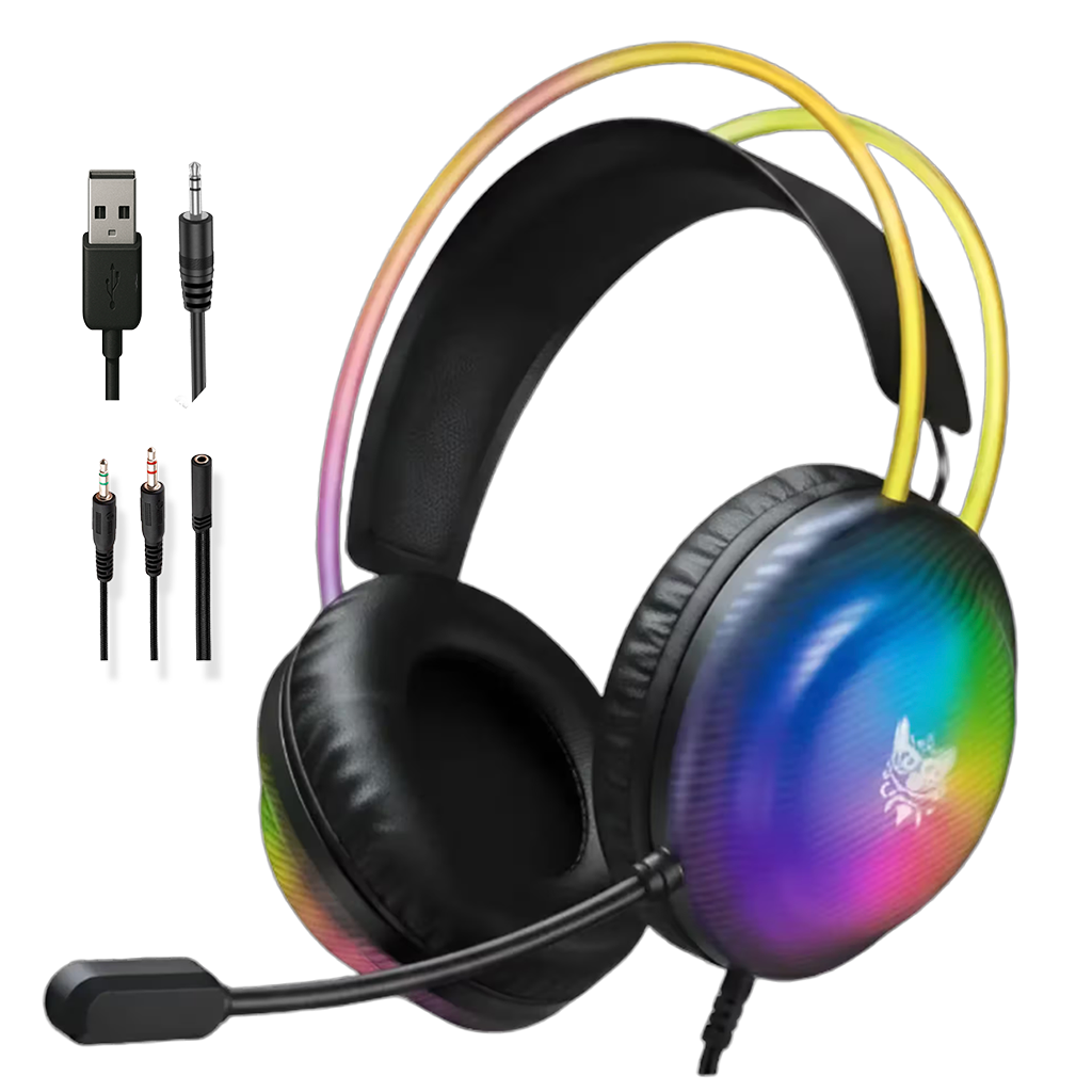 Diadema Gamer ONIKUMA X29 RGB - Audio 50mm Sonido Envolvente