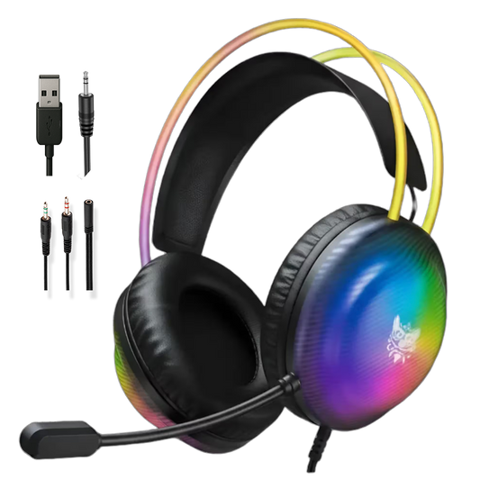 Diadema Gamer ONIKUMA X29 RGB - Audio 50mm Sonido Envolvente